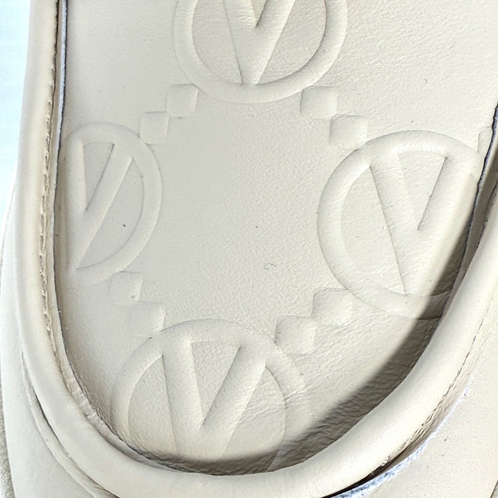 Valentino Men’s Loafer  Shoe with Golden Badge Logo - Picture 5 of 13